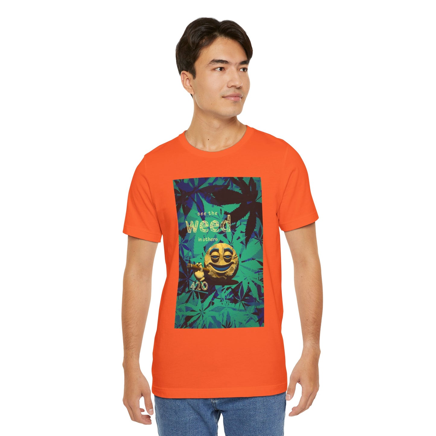 Funny Cannabis Graphic Tee - "See the Weed in Others"