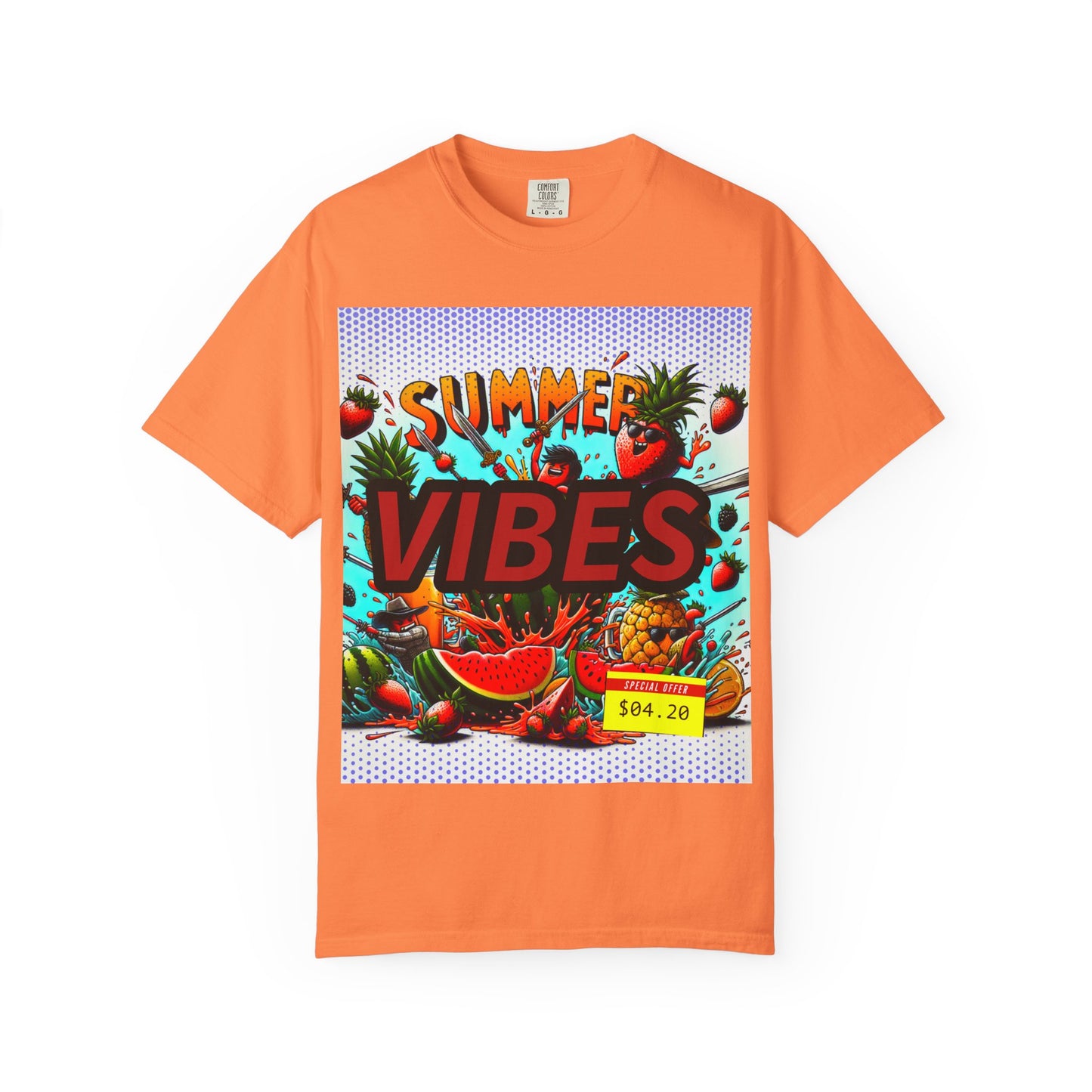 Summer Vibes Unisex Garment-Dyed T-Shirt