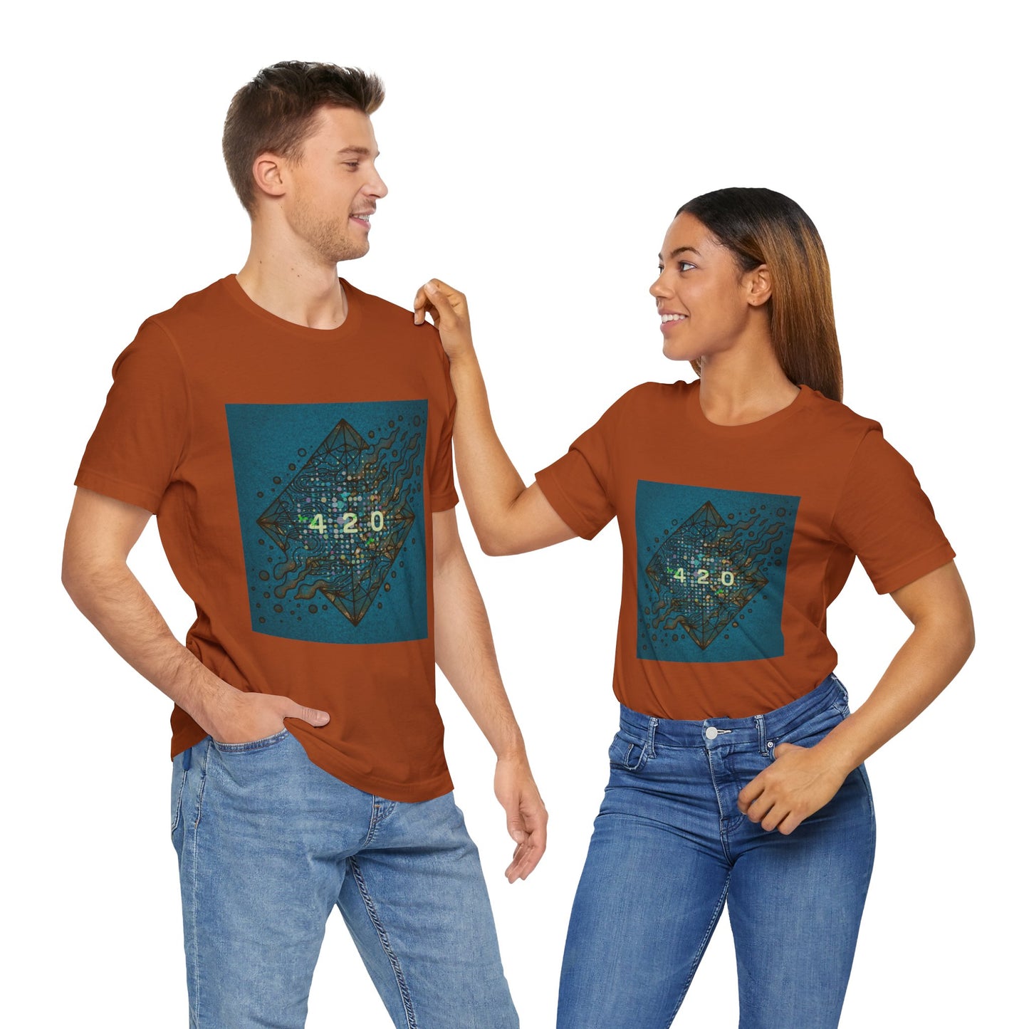 420 Graphic Unisex Jersey Tee - Casual Vibe for Celebrations