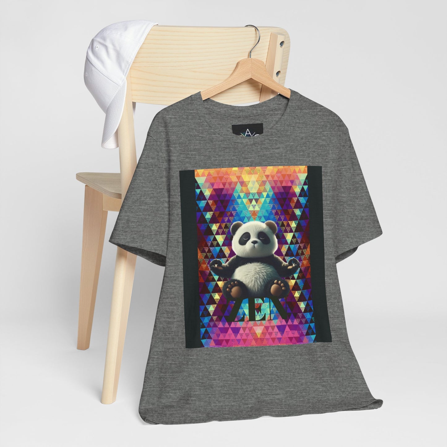 Colorful Panda Graphic Tee - Unisex Jersey Short Sleeve