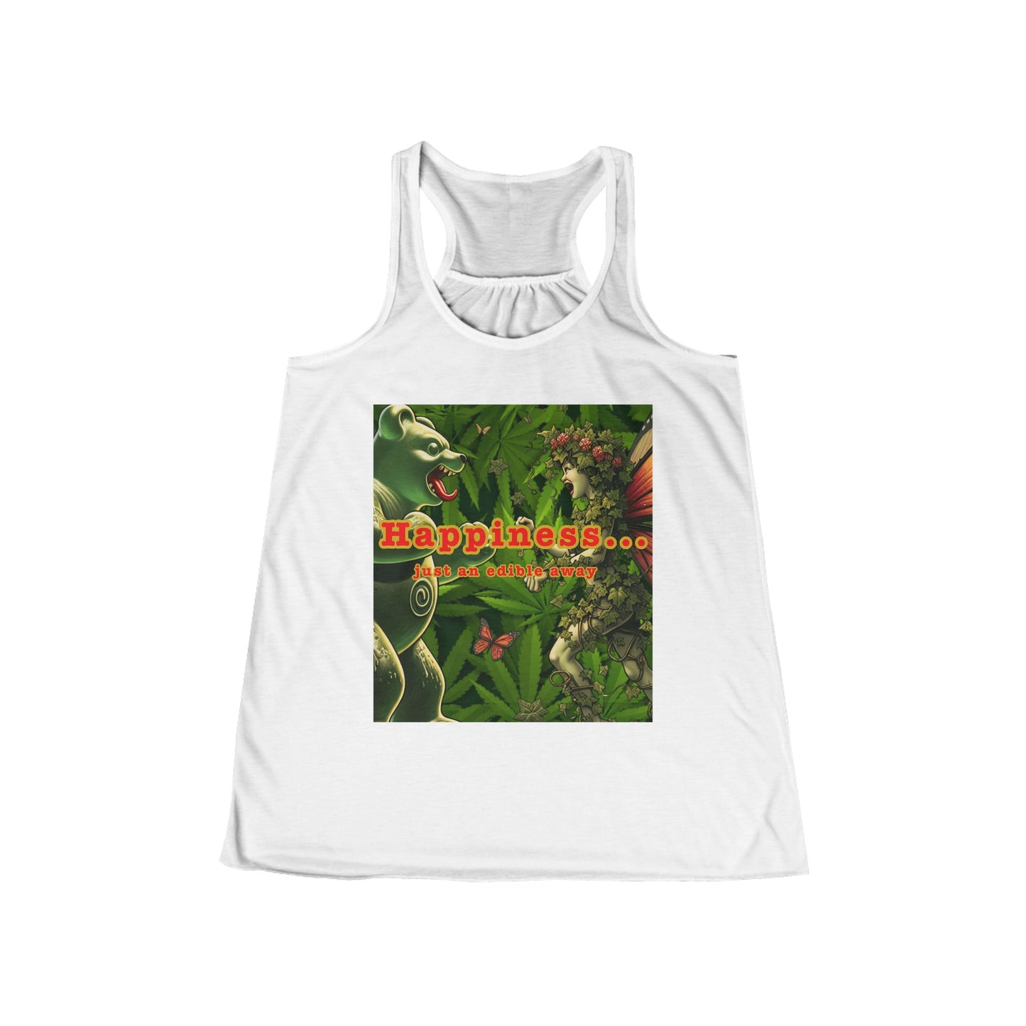 Happiness Jungle Women's Flowy Racerback Tank