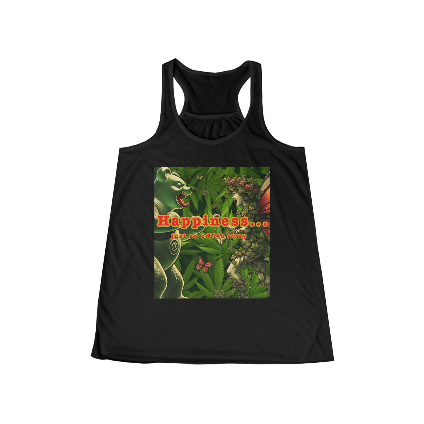 Happiness Jungle Women's Flowy Racerback Tank