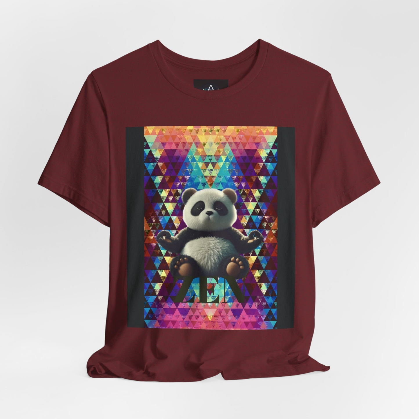 Colorful Panda Graphic Tee - Unisex Jersey Short Sleeve