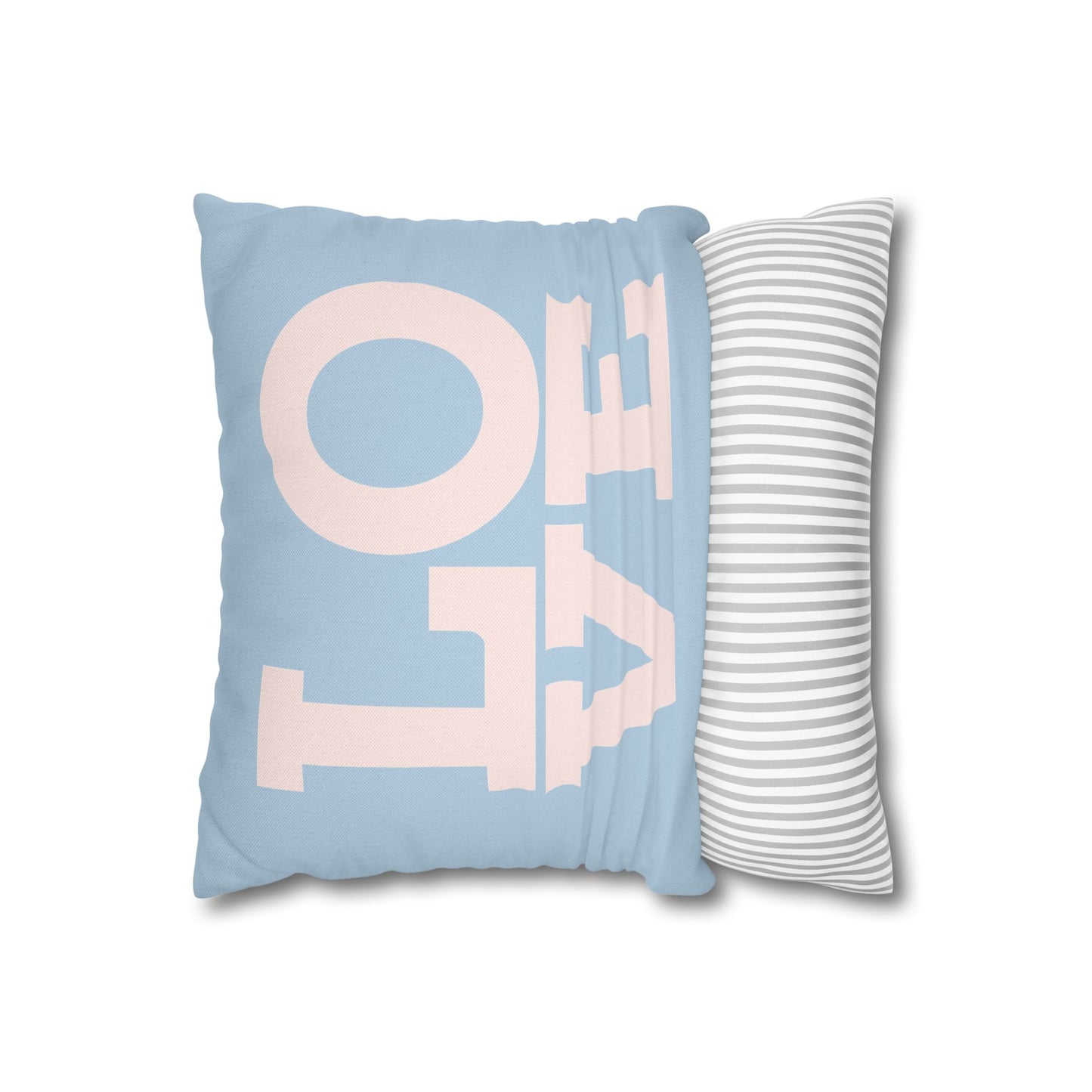 Spun Polyester Square Pillowcase