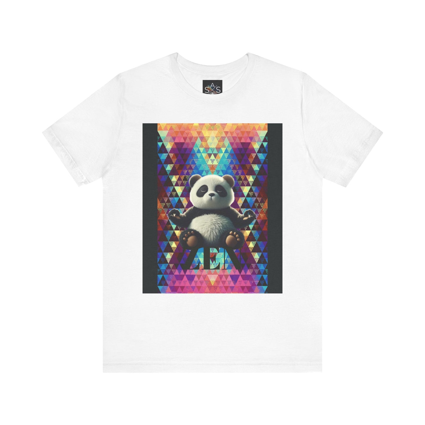 Colorful Panda Graphic Tee - Unisex Jersey Short Sleeve