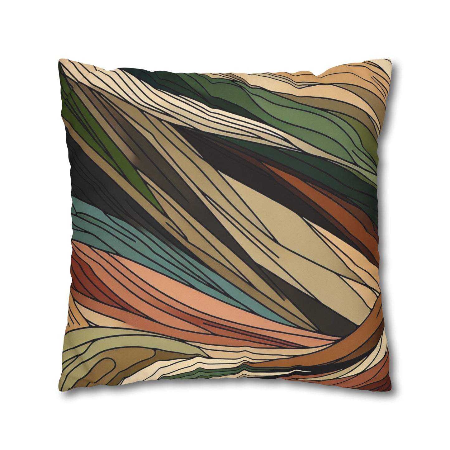 Square Poly Canvas Pillowcase