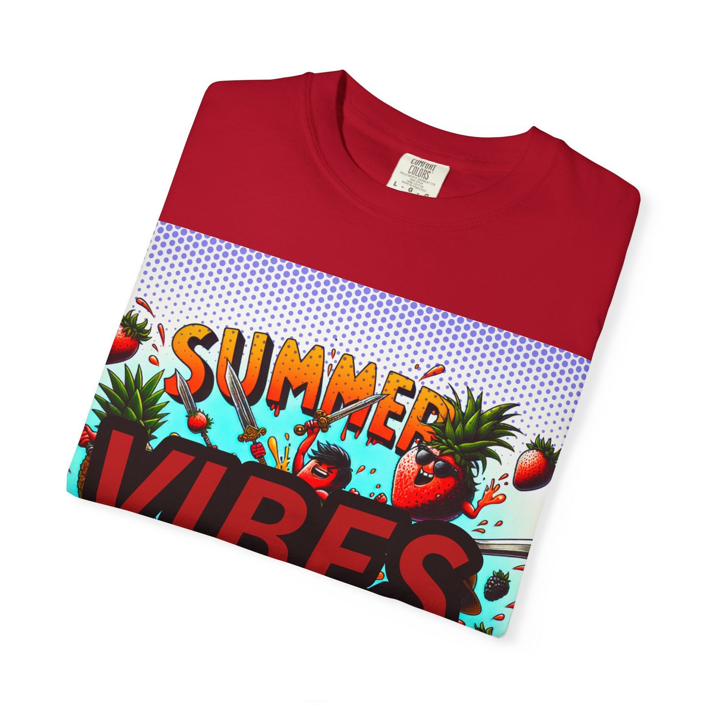 Summer Vibes Unisex Garment-Dyed T-Shirt