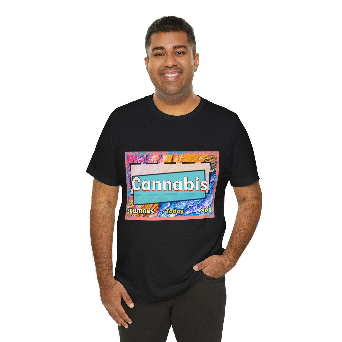 Trendy Cannabis Solutions Tee - Unisex Jersey Short Sleeve T-Shirt
