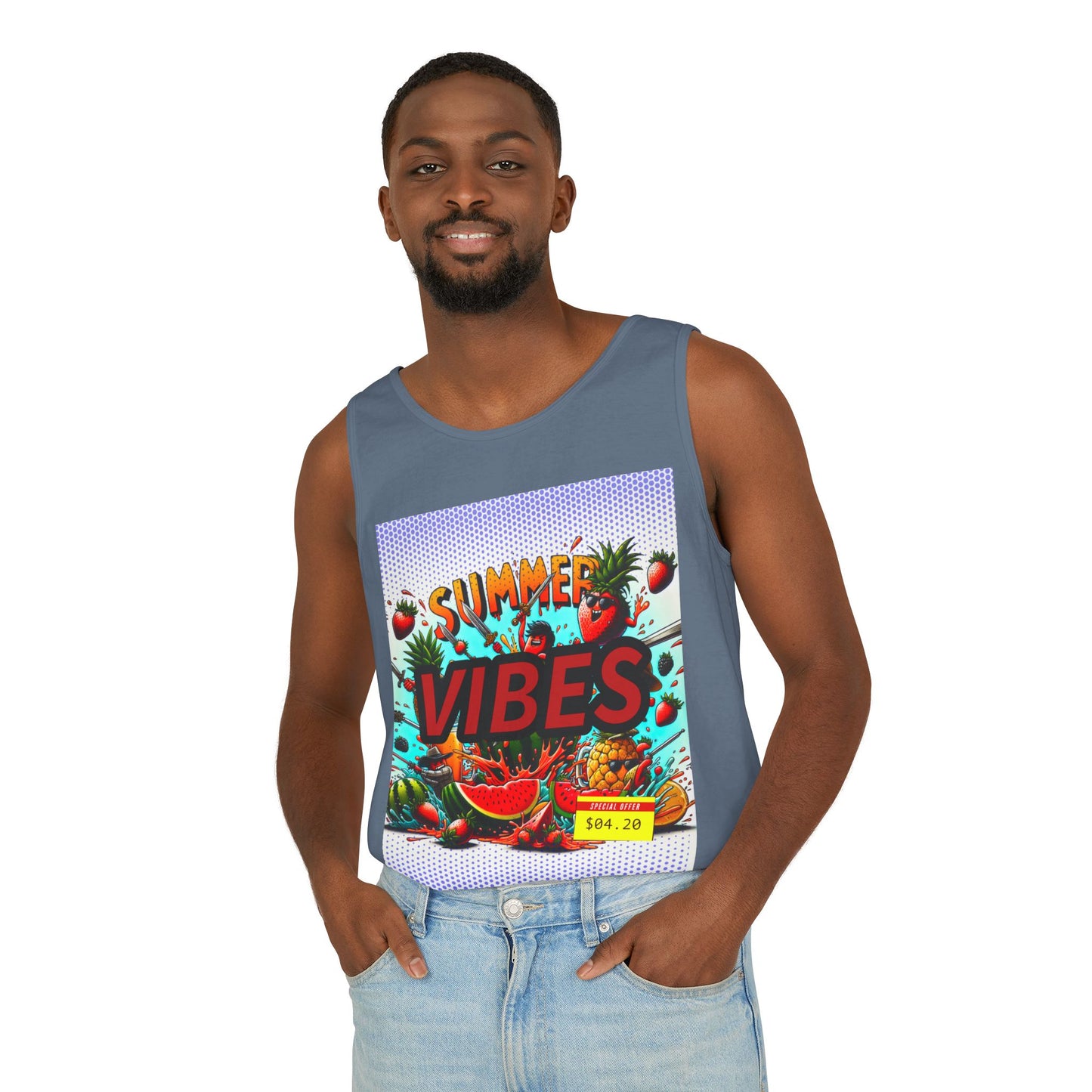 Summer Vibes Unisex Tank Top - Perfect for Beach Days & Festivals