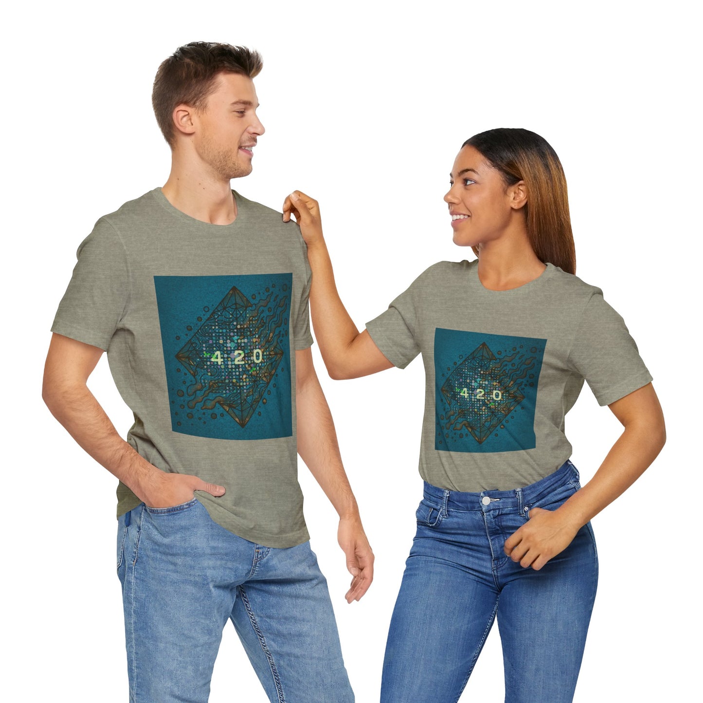420 Graphic Unisex Jersey Tee - Casual Vibe for Celebrations