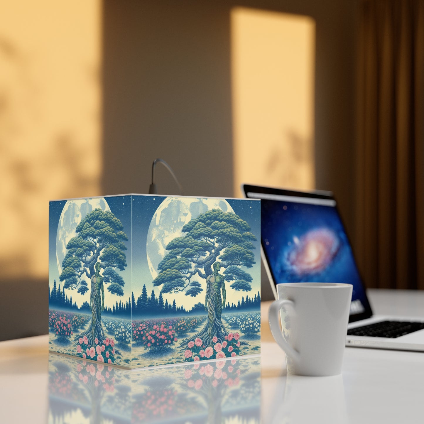 Simple Alluring Style HIM Light Cube Lamp