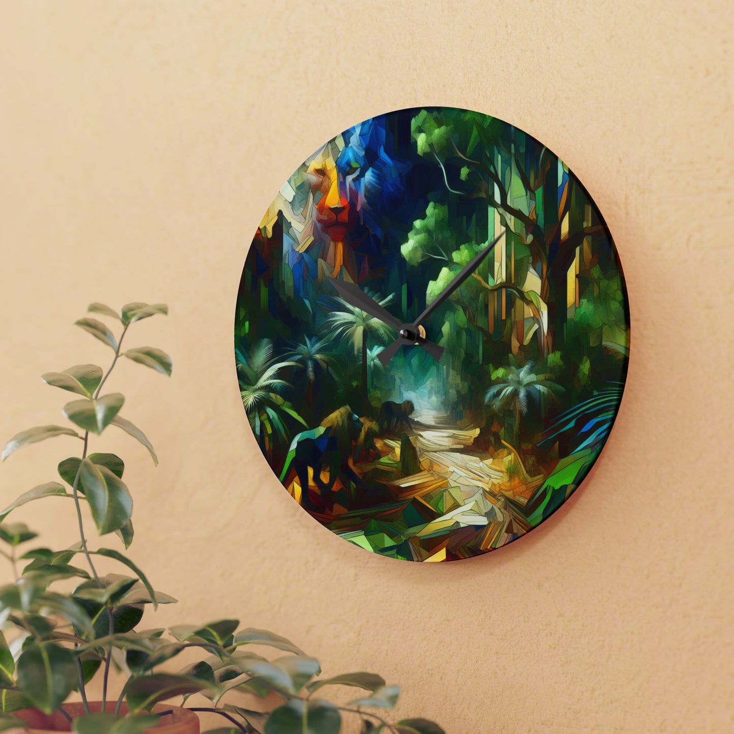 Command Your Time Acrylic Wall Clock