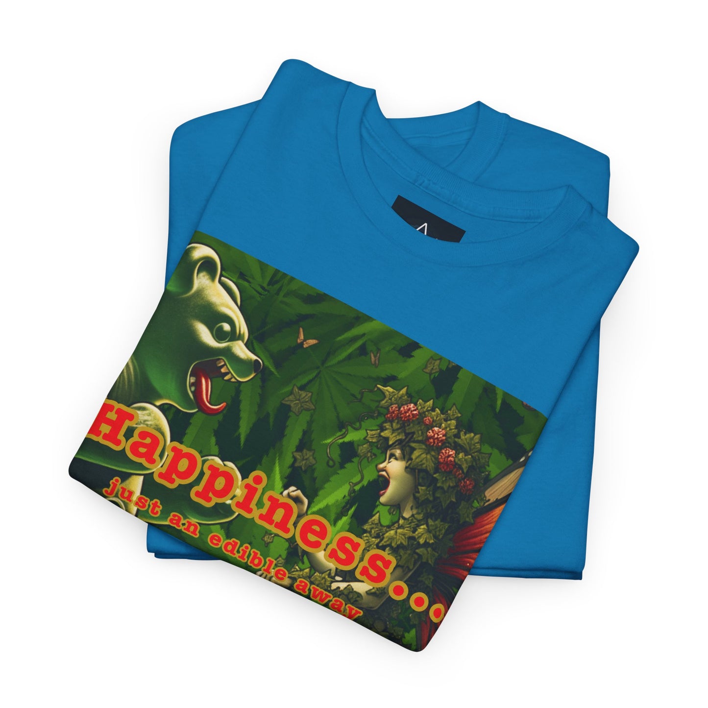 Happiness Jungle Unisex Heavy Cotton Tee, Graphic T-Shirt, Nature Lover Gift, Summer Wardrobe Essential, Unisex Casual Wear