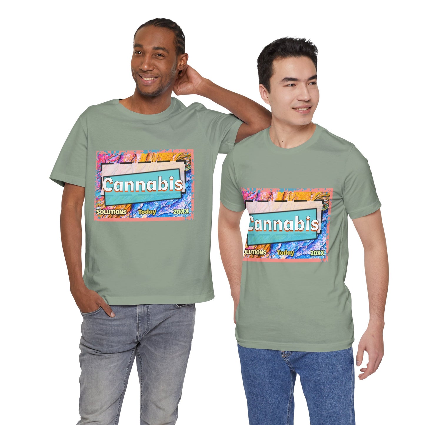 Trendy Cannabis Solutions Tee - Unisex Jersey Short Sleeve T-Shirt