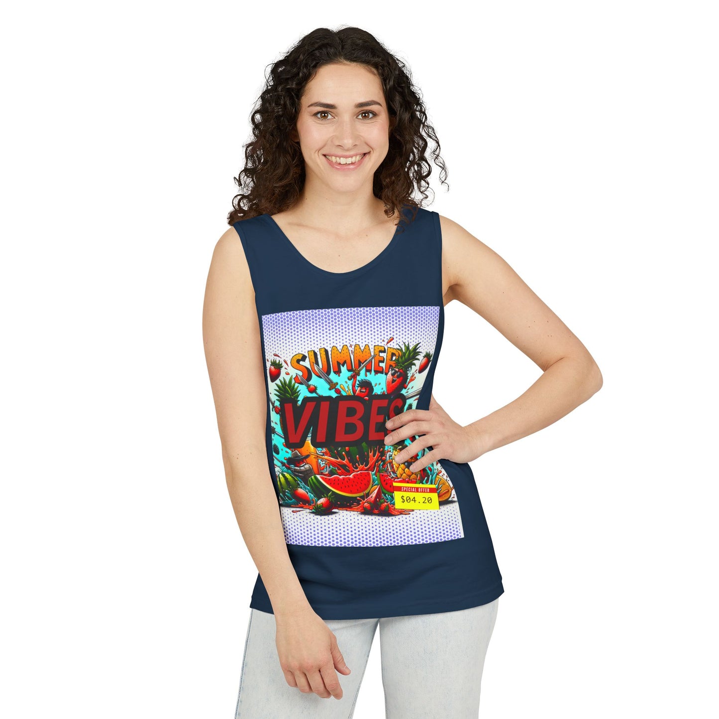 Summer Vibes Unisex Tank Top - Perfect for Beach Days & Festivals