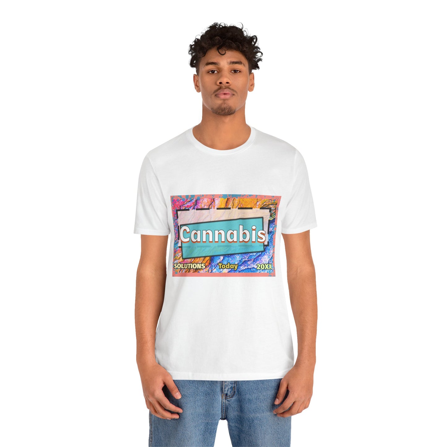 Trendy Cannabis Solutions Tee - Unisex Jersey Short Sleeve T-Shirt