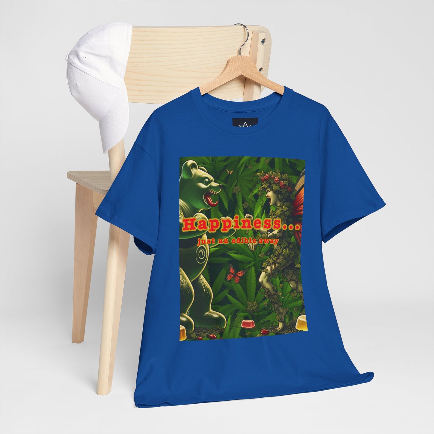 Happiness Jungle Unisex Heavy Cotton Tee, Graphic T-Shirt, Nature Lover Gift, Summer Wardrobe Essential, Unisex Casual Wear