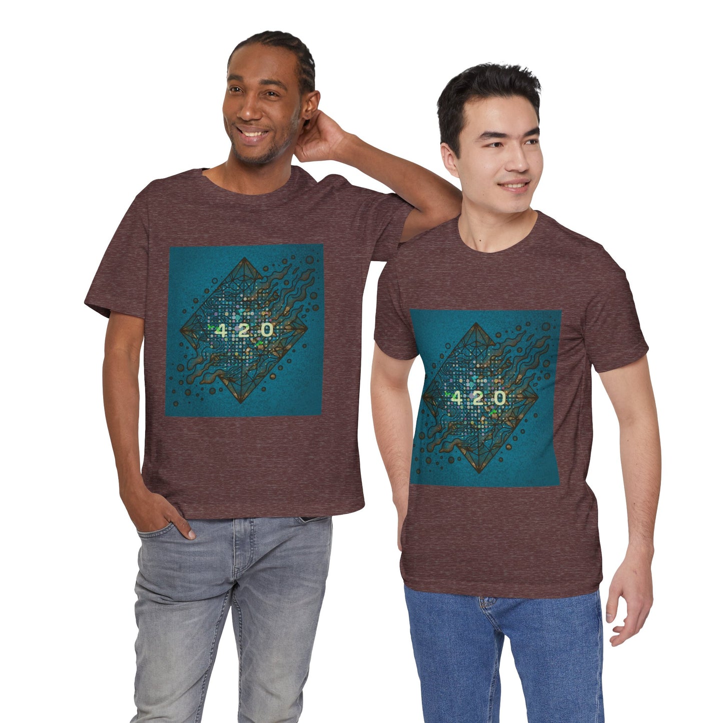 420 Graphic Unisex Jersey Tee - Casual Vibe for Celebrations