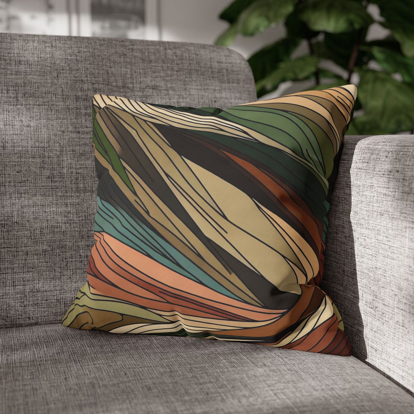 Square Poly Canvas Pillowcase