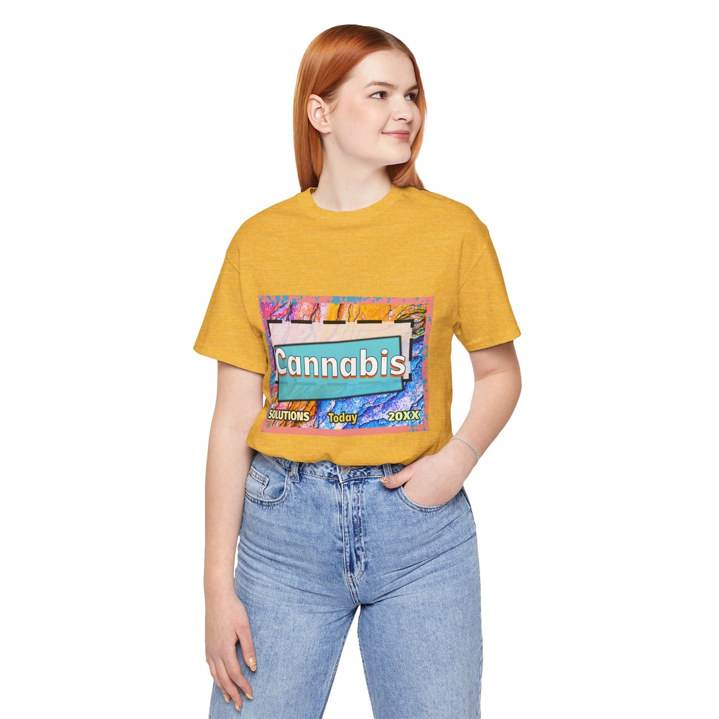 Trendy Cannabis Solutions Tee - Unisex Jersey Short Sleeve T-Shirt