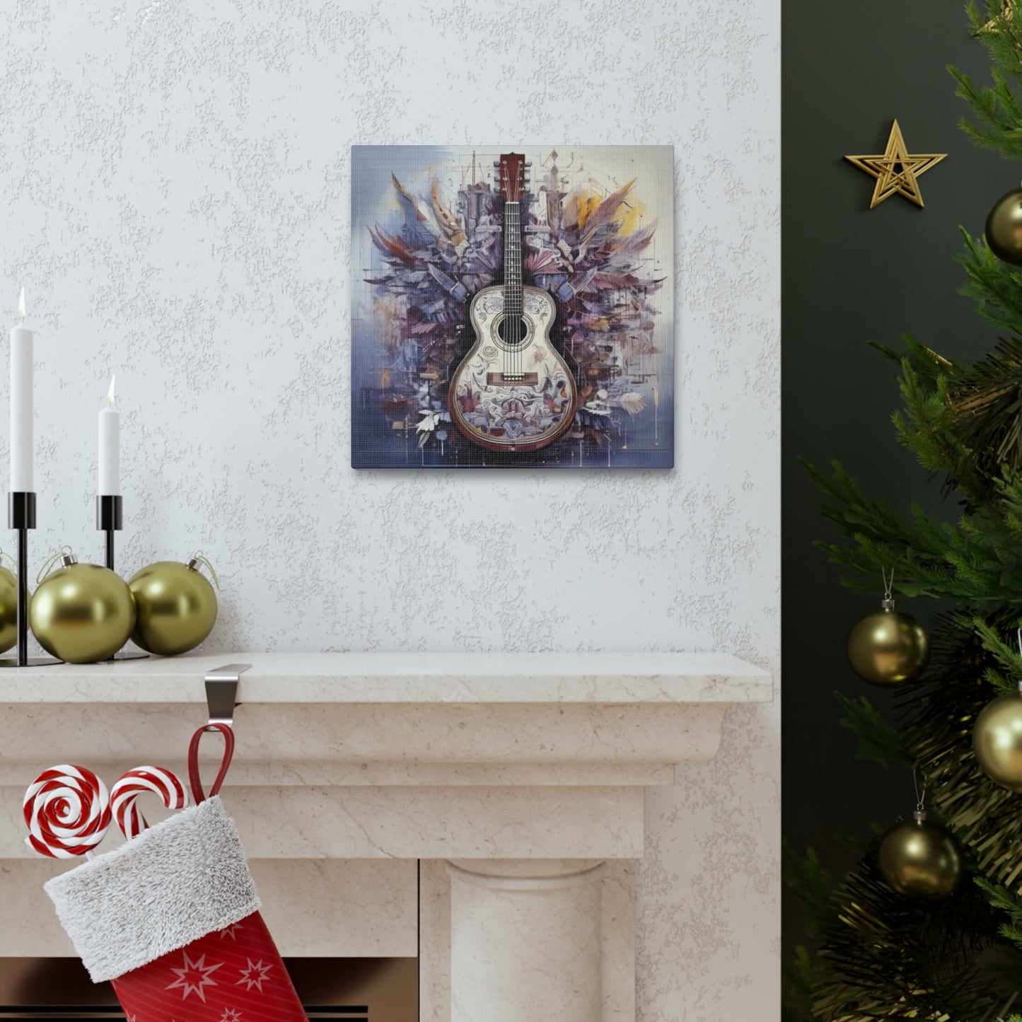 Canvas Gallery Wraps Art Decor Print on Cotton Fabric