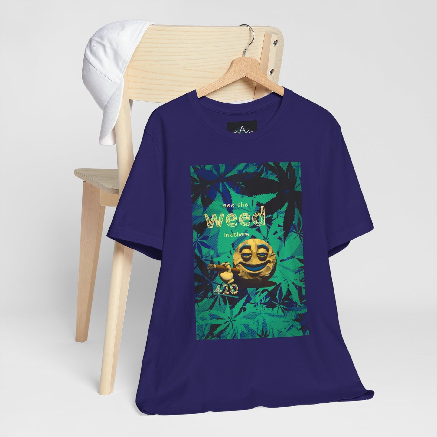 Funny Cannabis Graphic Tee - "See the Weed in Others"