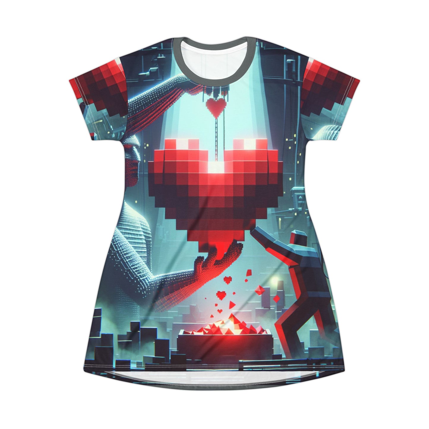 Woman's T-Shirt Dress (AOP)