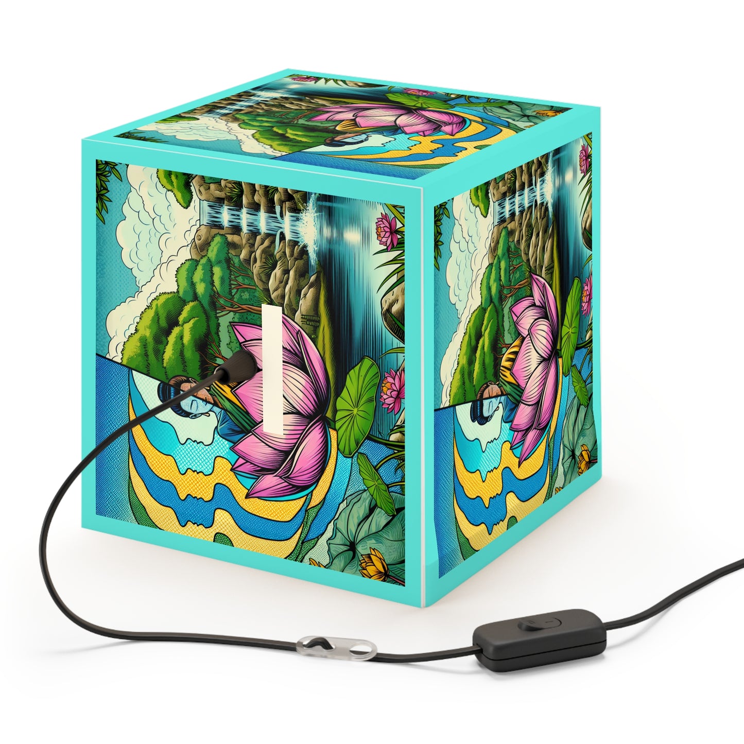 Zen Garden Light Cube Lamp