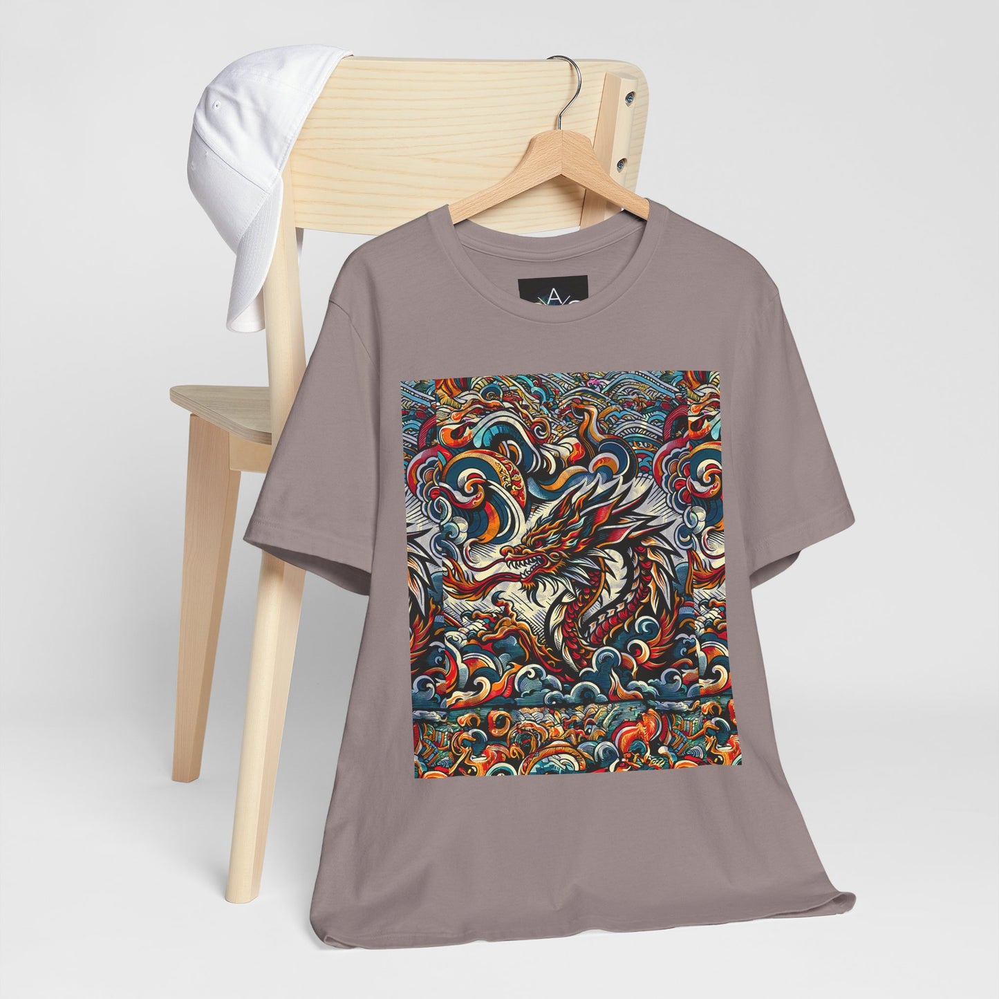 Vibrant Dragon Graphic Tee - Unisex Jersey Short Sleeve Shirt