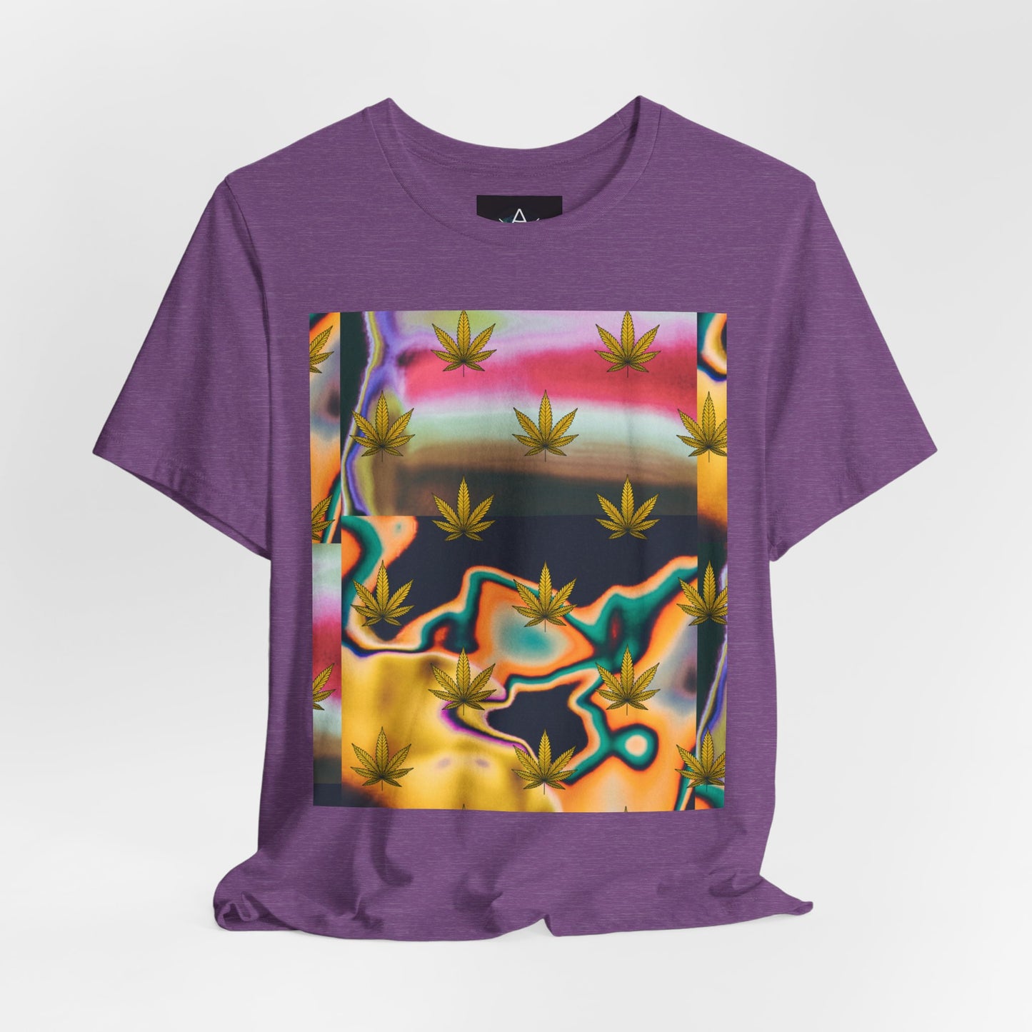 Vibrant Leaf Graphic Tee - Unisex Jersey Short Sleeve T-Shirt