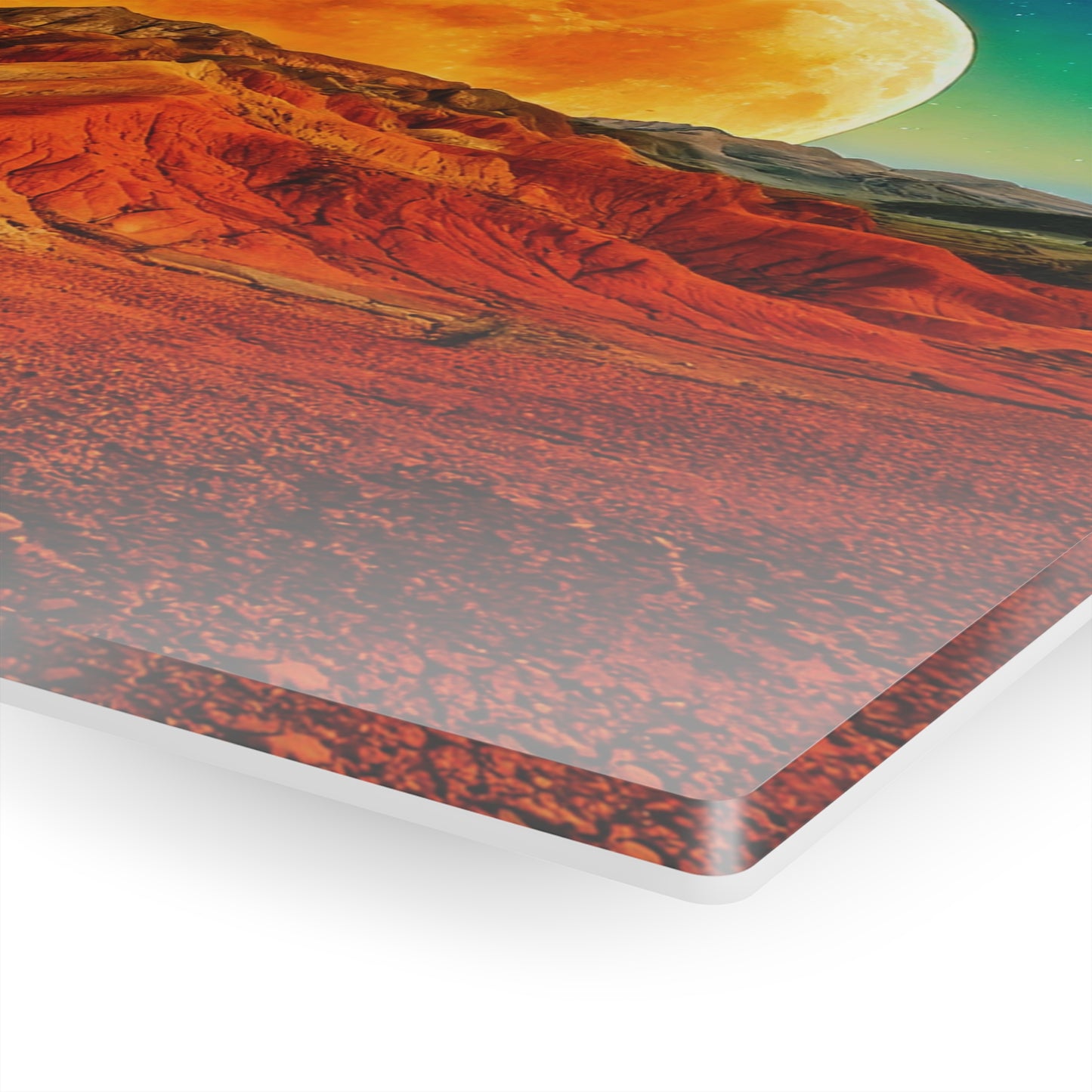 Yellow Planet Acrylic Prints