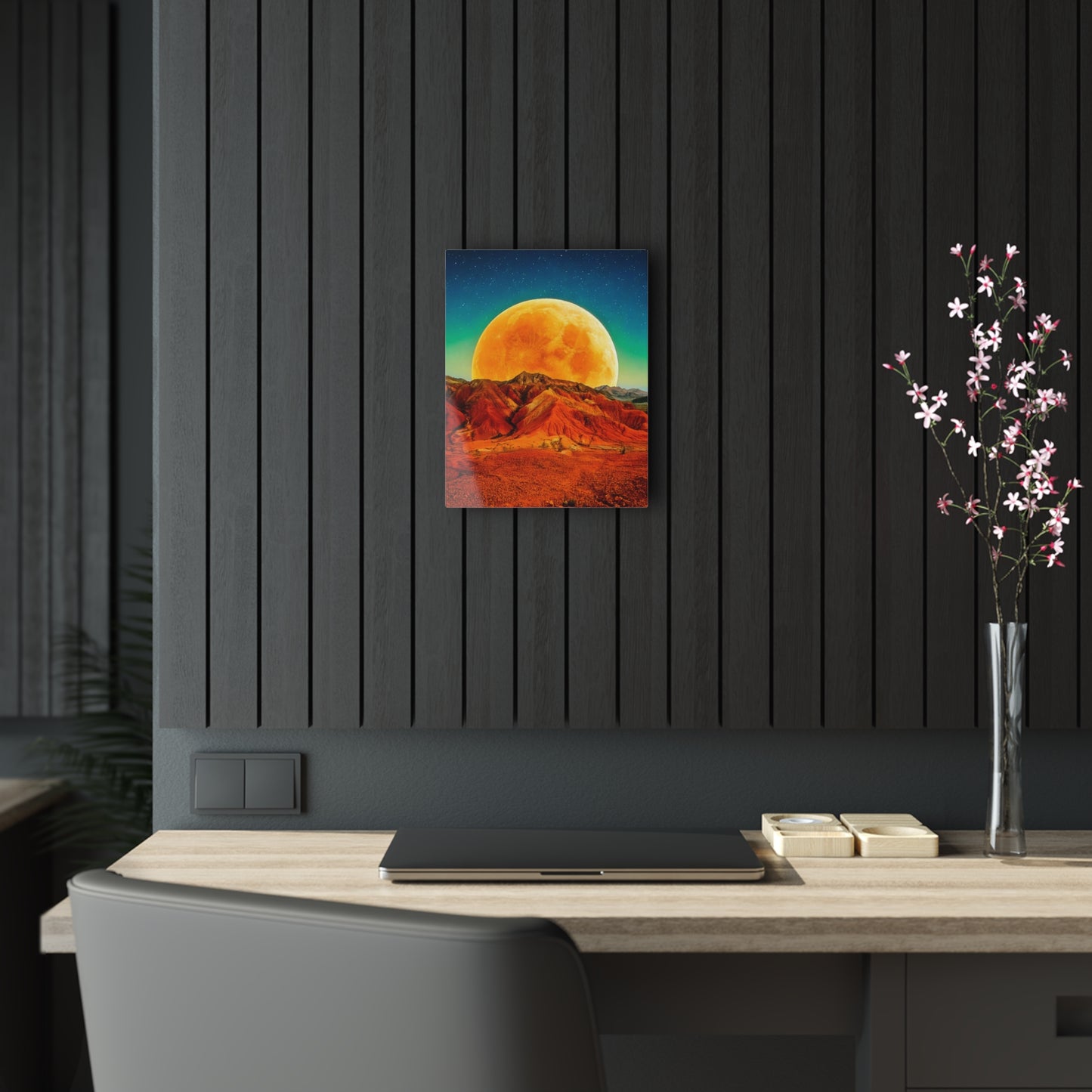 Yellow Planet Acrylic Prints
