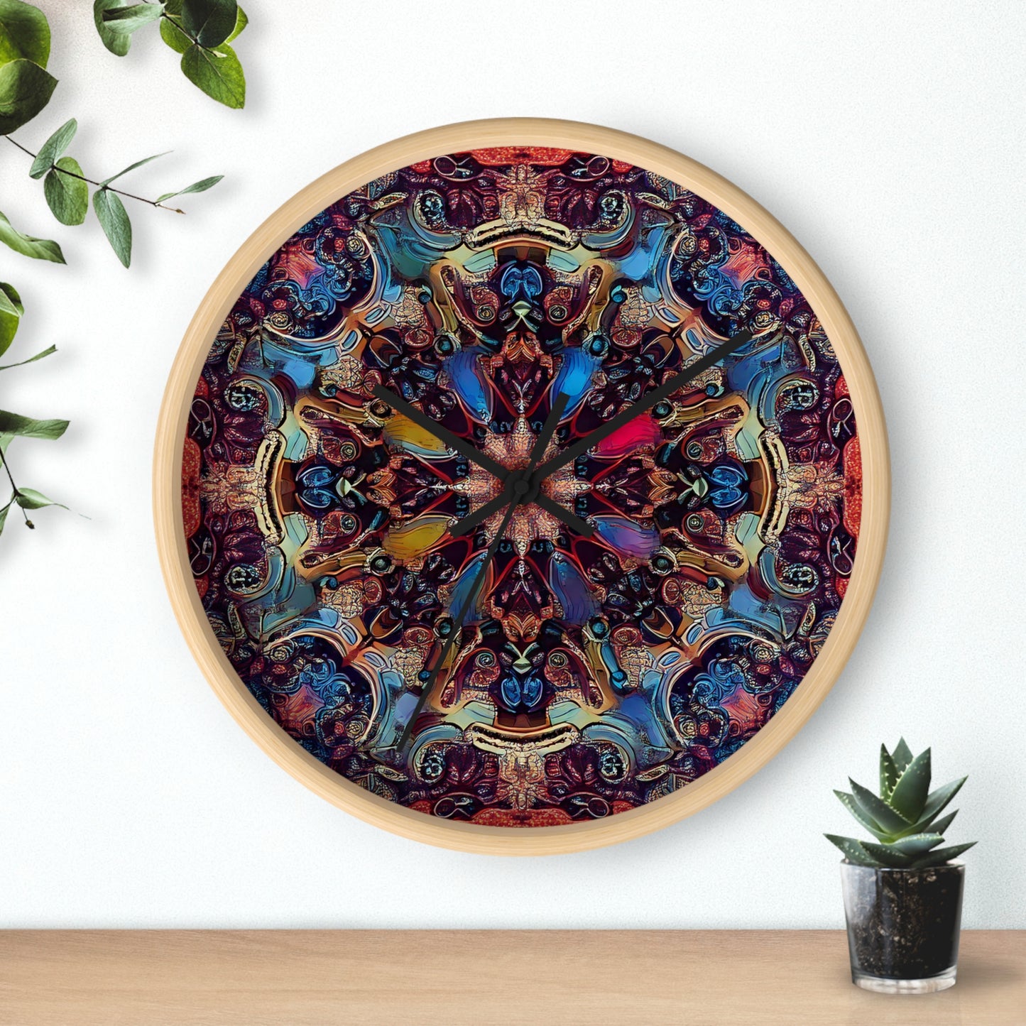 Ben to Zen Wall Clock