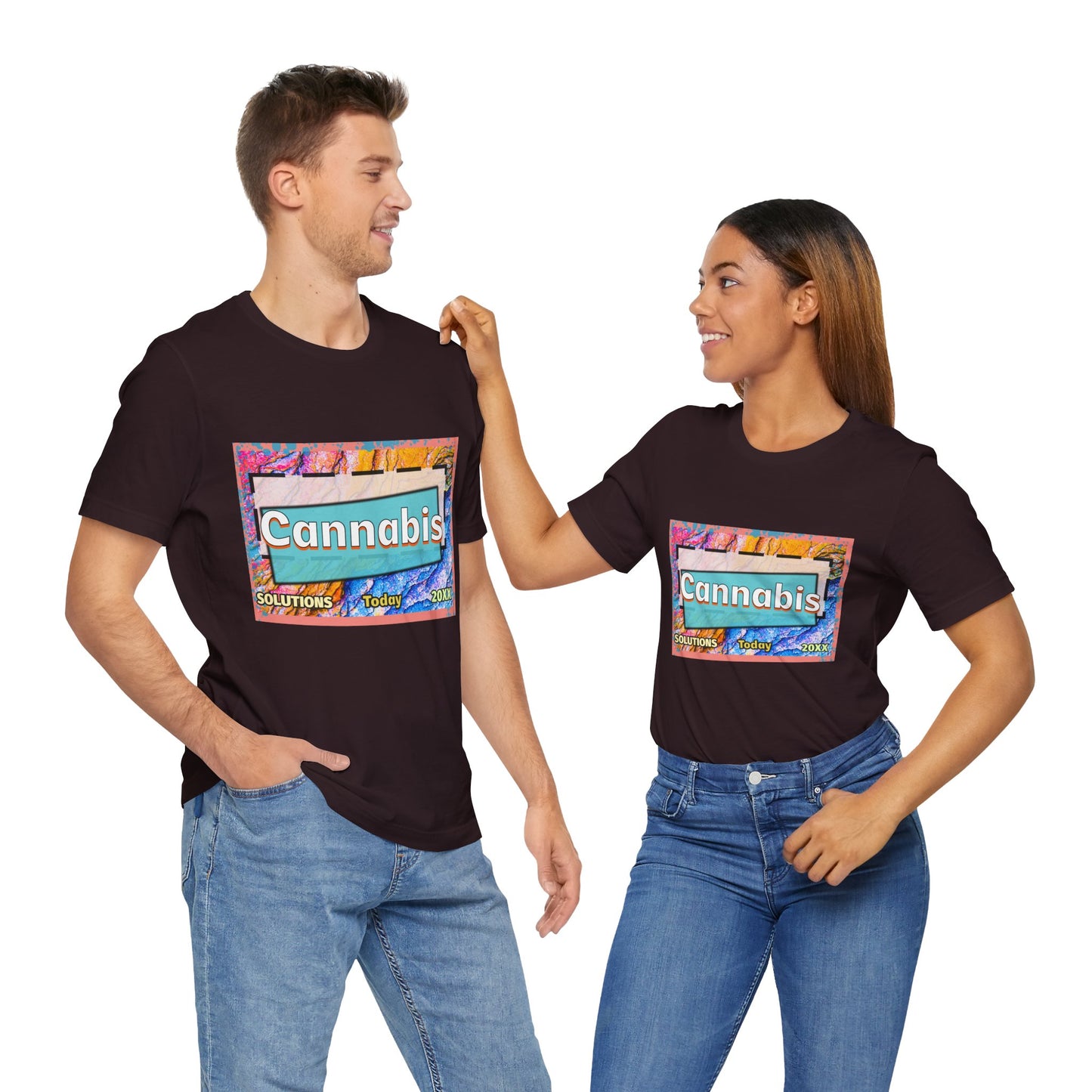 Trendy Cannabis Solutions Tee - Unisex Jersey Short Sleeve T-Shirt