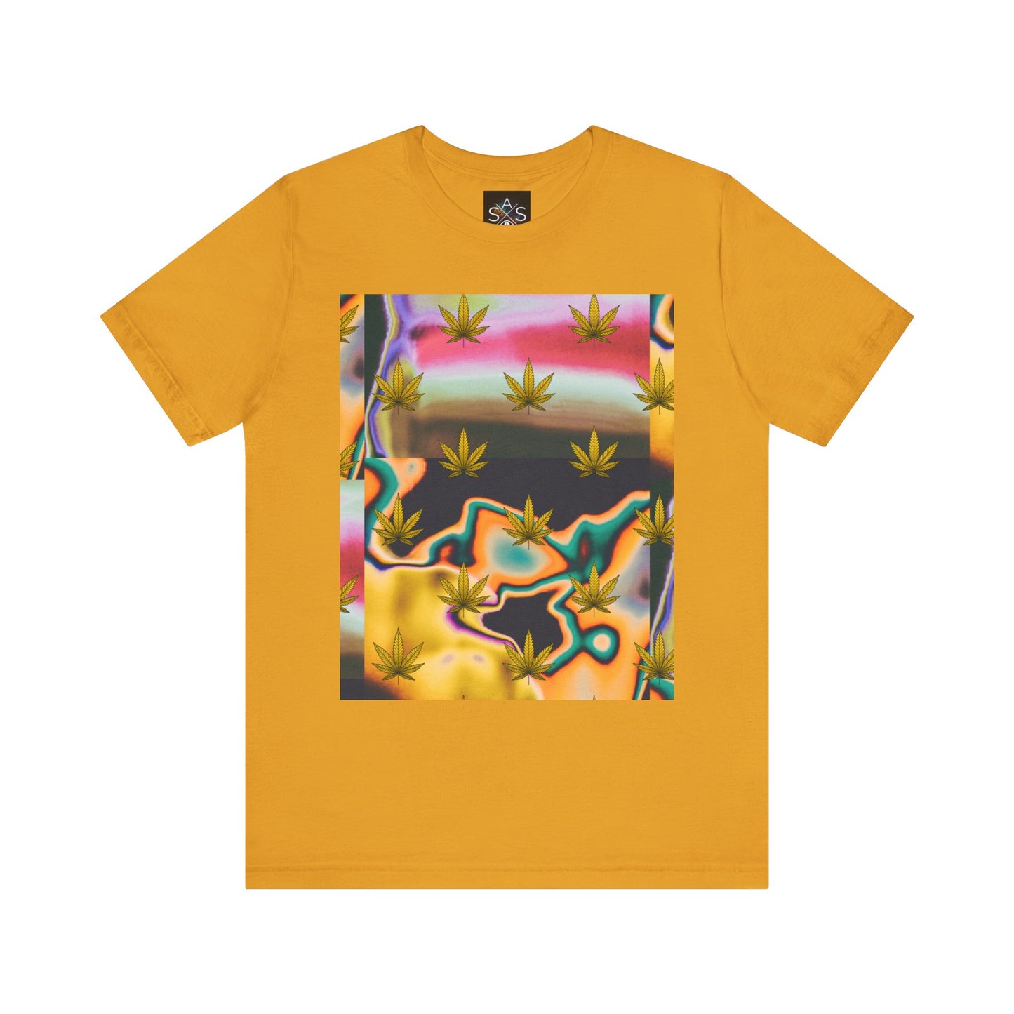 Vibrant Leaf Graphic Tee - Unisex Jersey Short Sleeve T-Shirt
