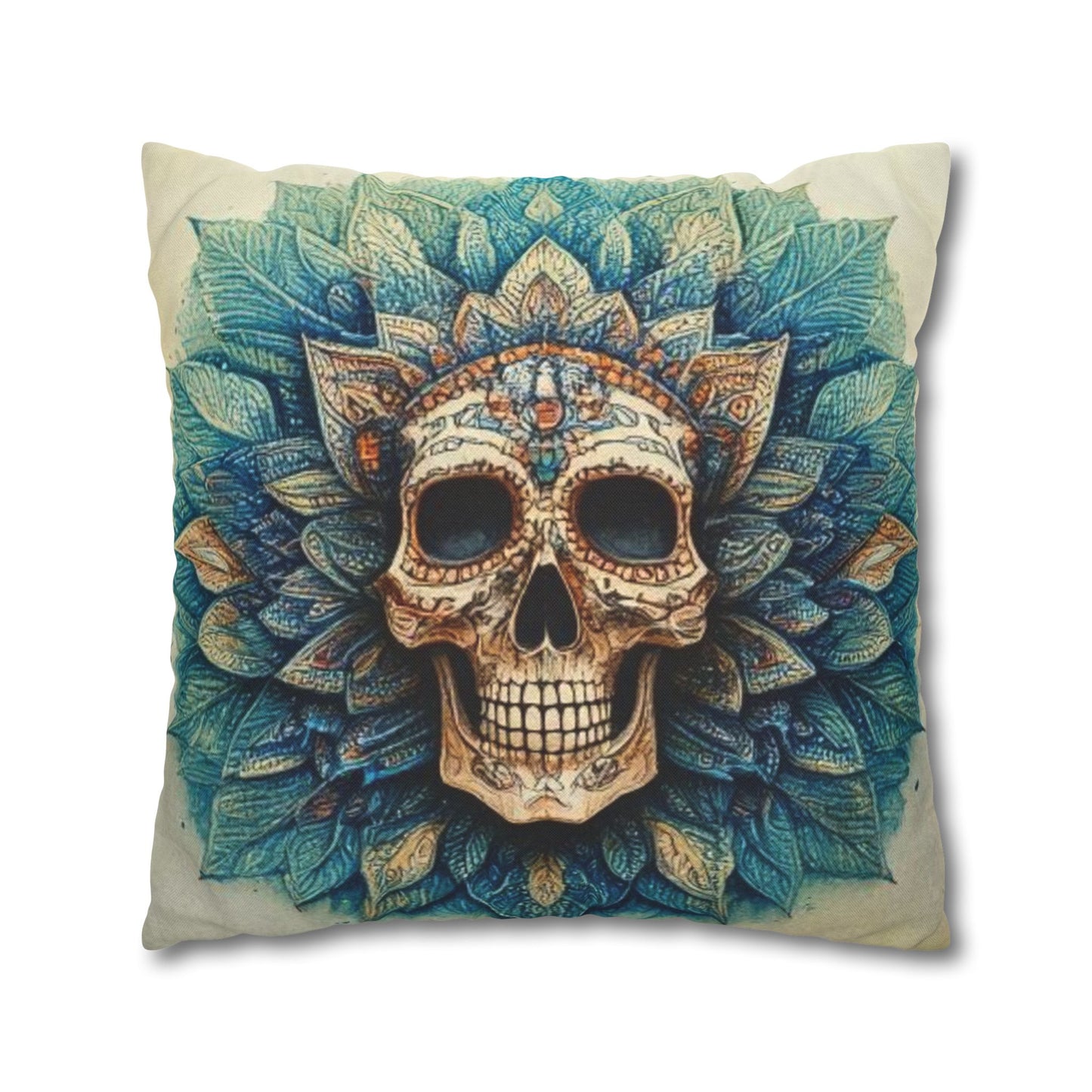 Spun Polyester Square Pillowcase