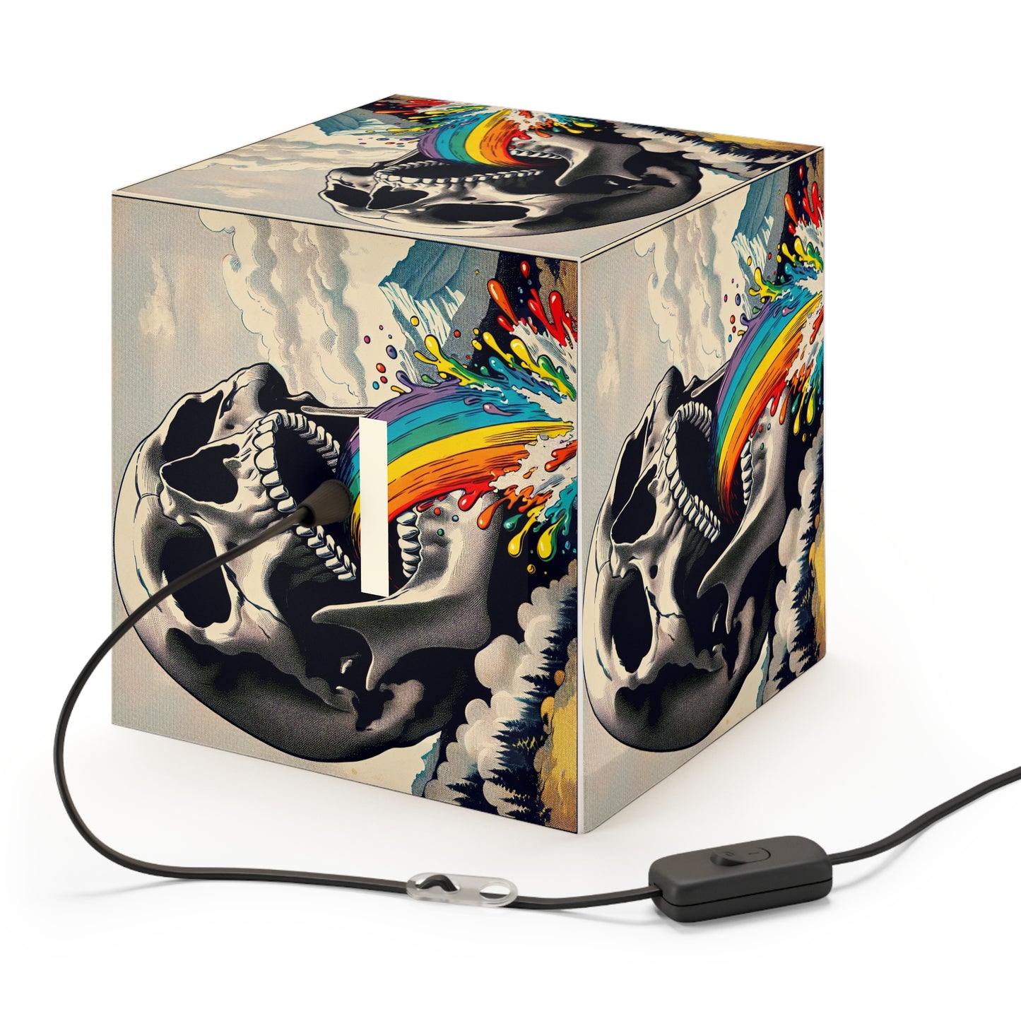 Head Strong Light Cube Lamp