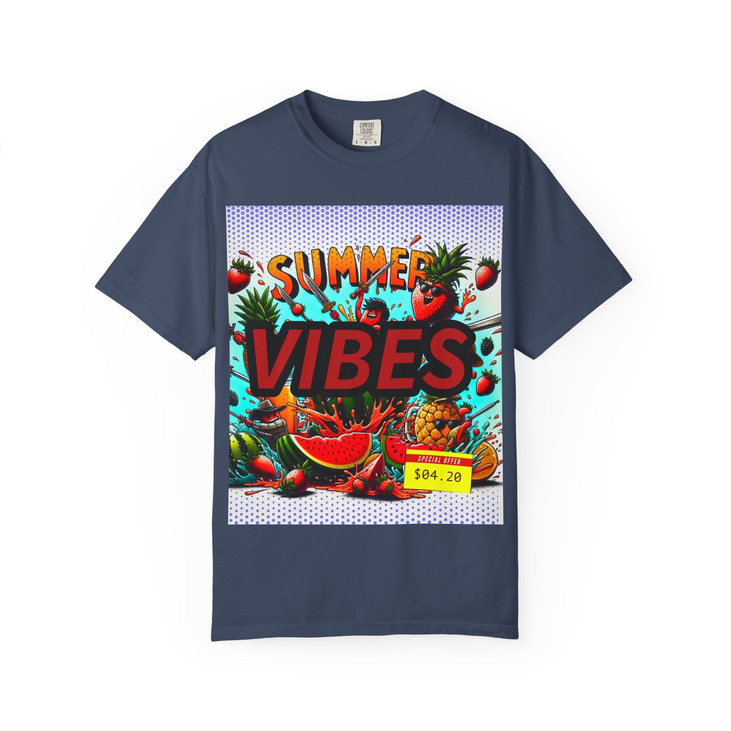 Summer Vibes Unisex Garment-Dyed T-Shirt