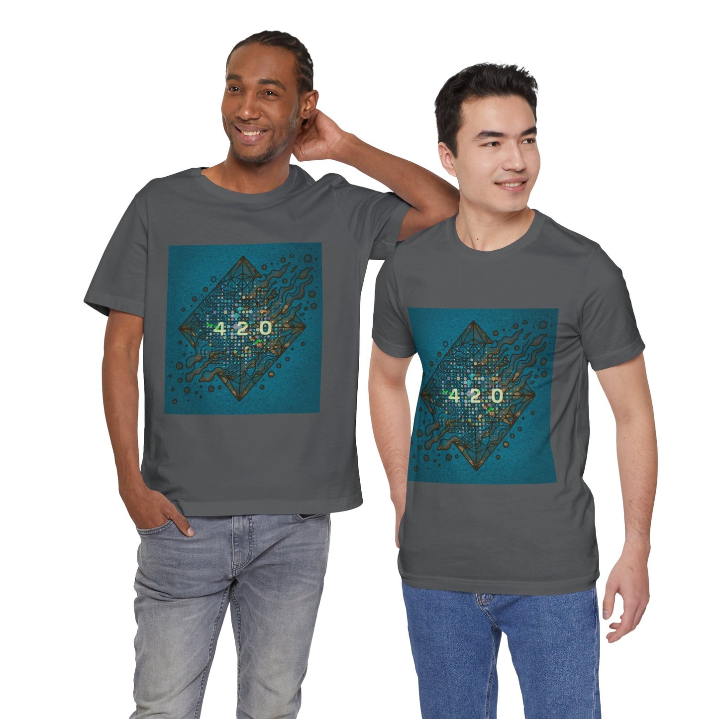 420 Graphic Unisex Jersey Tee - Casual Vibe for Celebrations