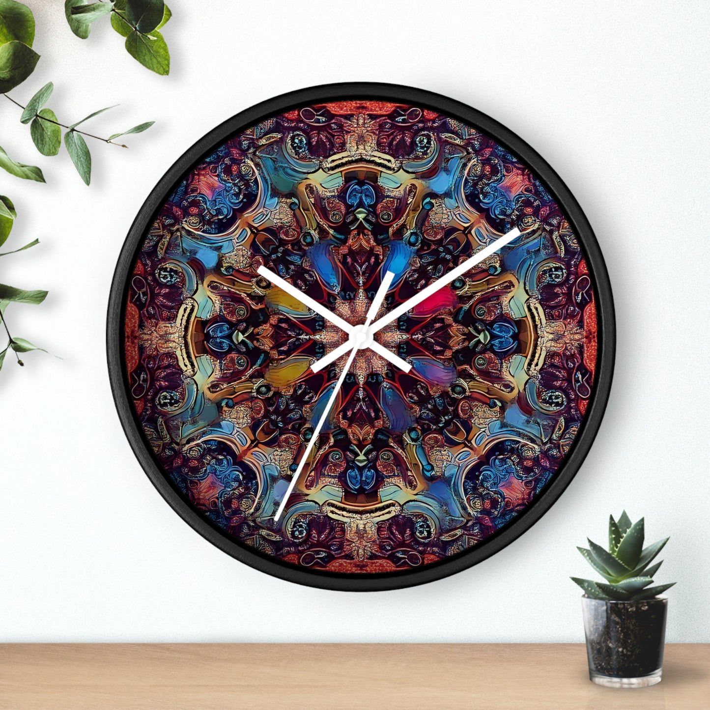 Ben to Zen Wall Clock