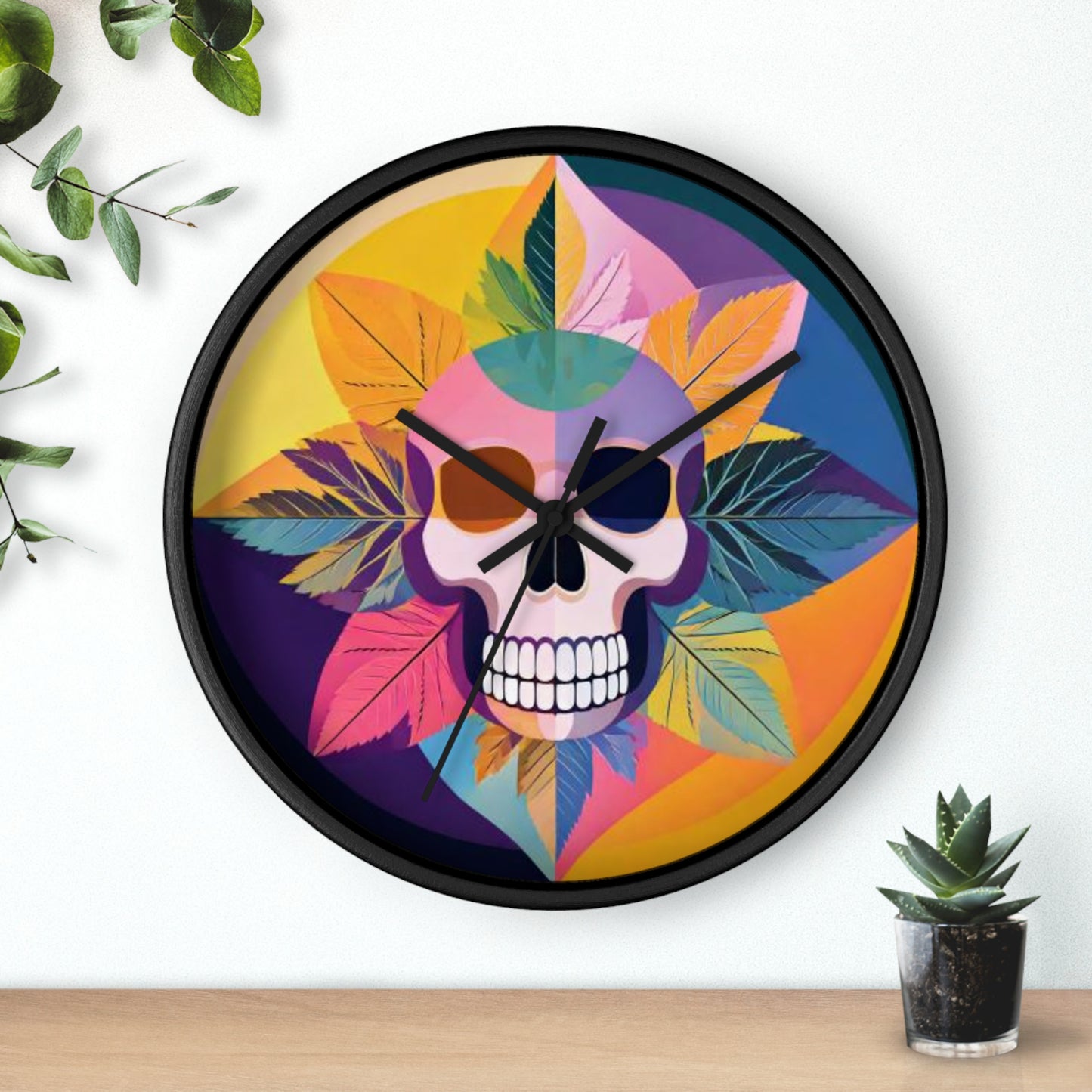 Floral Offering Bloom Wall Clock