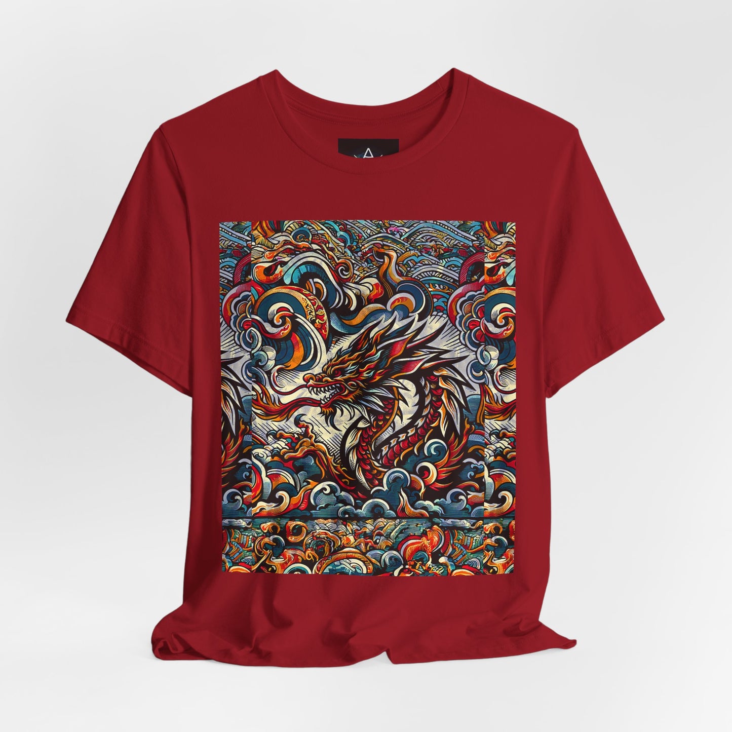 Vibrant Dragon Graphic Tee - Unisex Jersey Short Sleeve Shirt