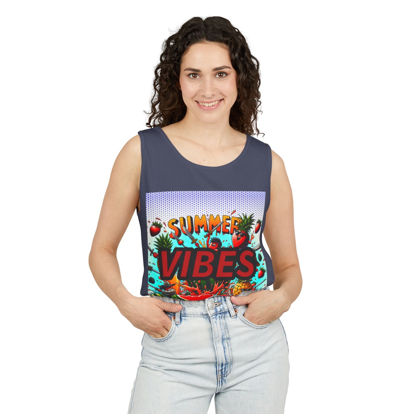Summer Vibes Unisex Tank Top - Perfect for Beach Days & Festivals