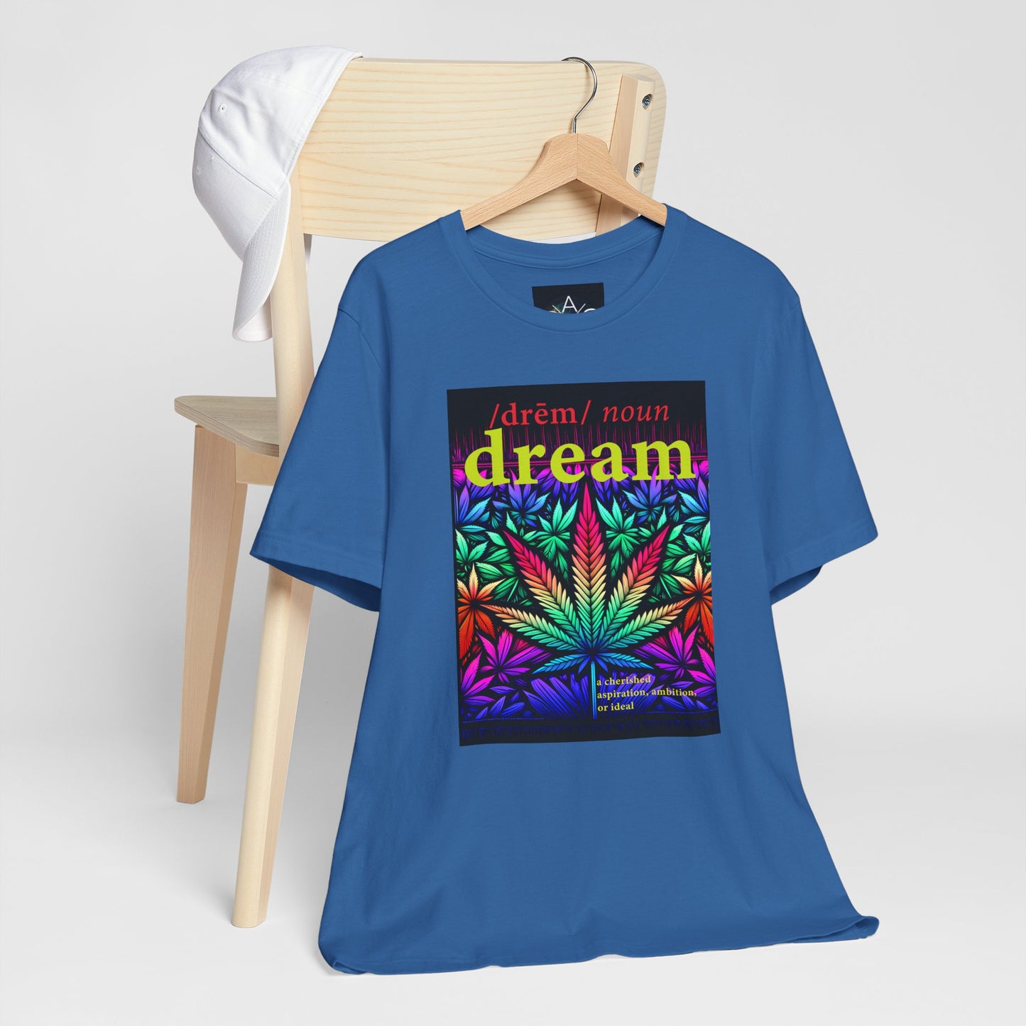 Dream Inspired Unisex Jersey Tee - Vibrant Cannabis Graphic T-Shirt