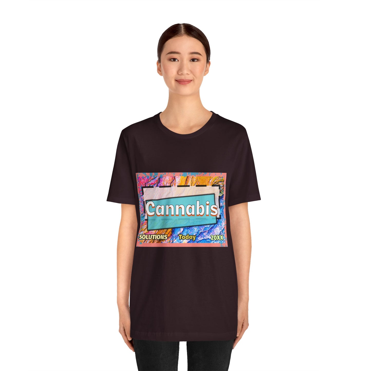 Trendy Cannabis Solutions Tee - Unisex Jersey Short Sleeve T-Shirt