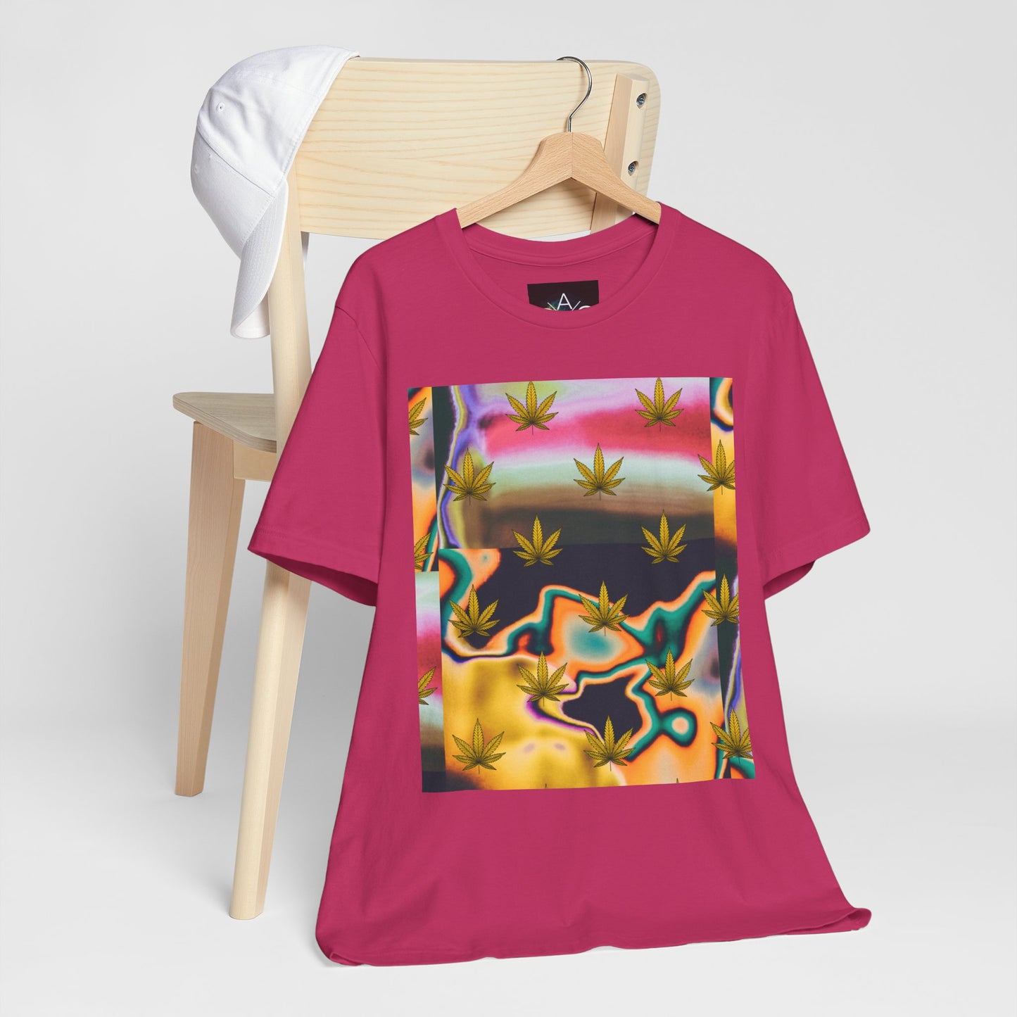 Vibrant Leaf Graphic Tee - Unisex Jersey Short Sleeve T-Shirt