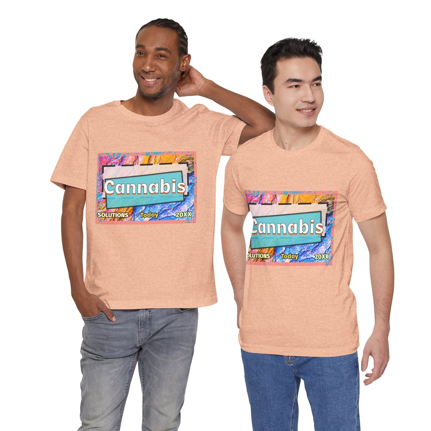 Trendy Cannabis Solutions Tee - Unisex Jersey Short Sleeve T-Shirt