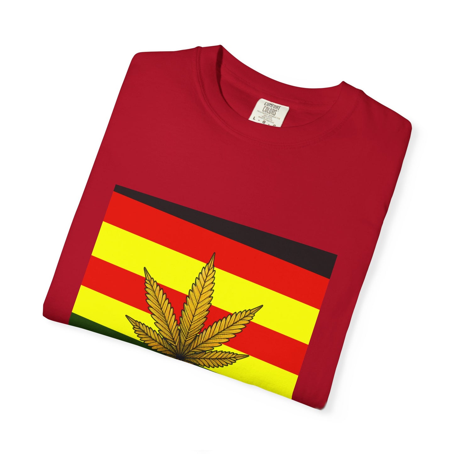 Happy Stoner Unisex Garment-Dyed T-shirt - Chill Vibes for Cannabis Enthusiasts