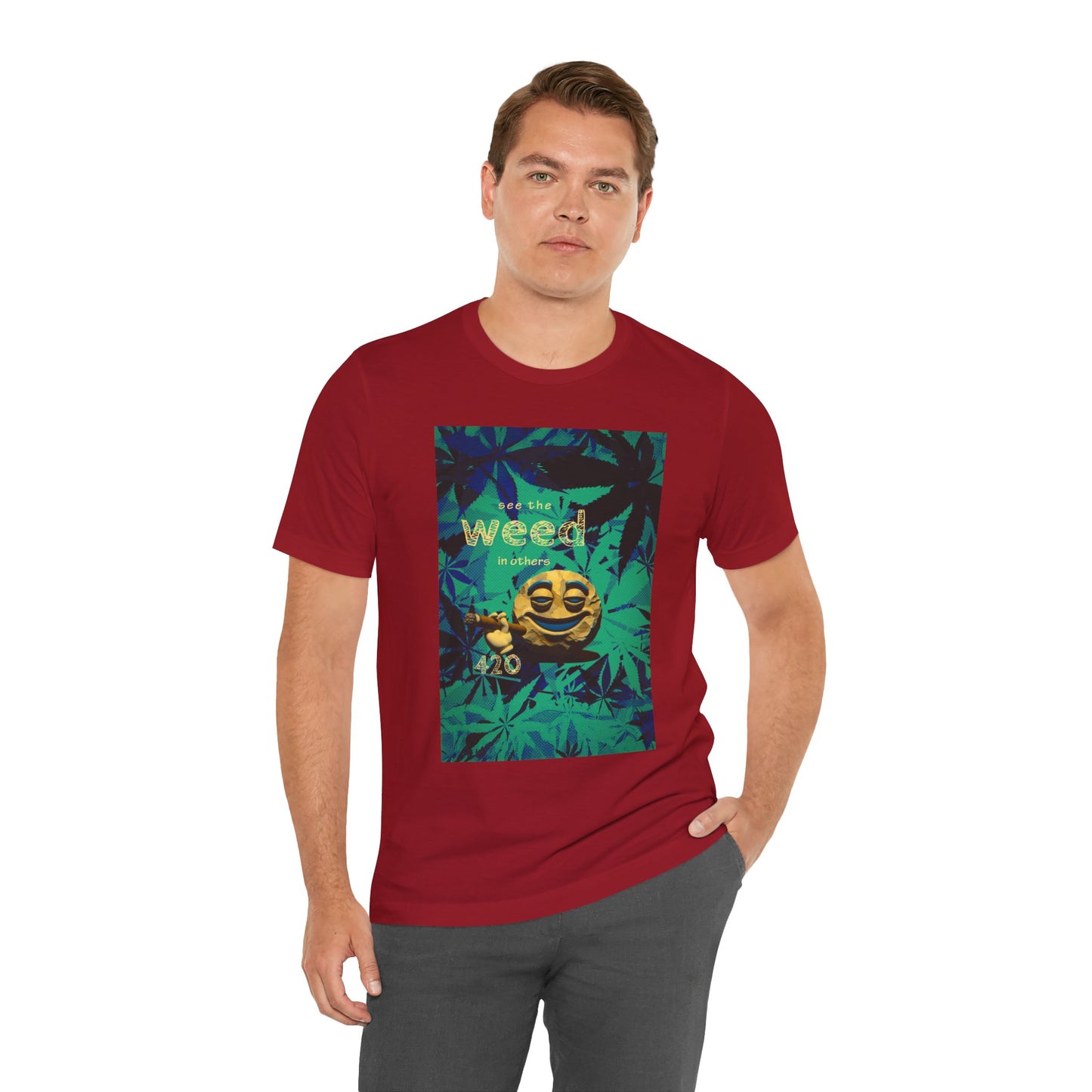 Funny Cannabis Graphic Tee - "See the Weed in Others"