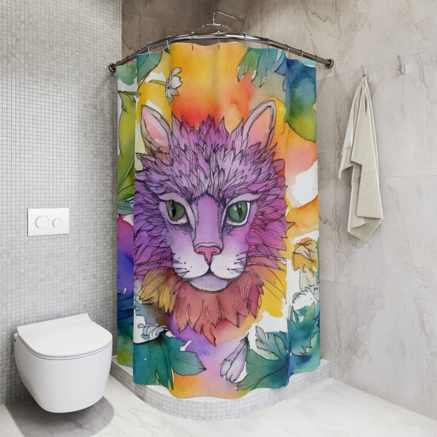 A Haunting Beauty Shower Curtains